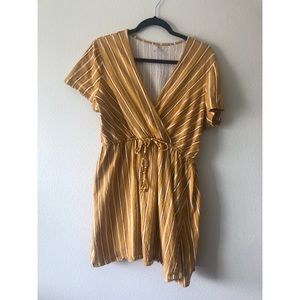 Yellow Striped Dress